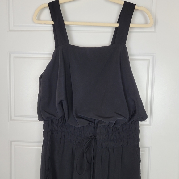 eShakti Women's black sleeveless jogger jumpsuit size Large/ 12 - Picture 3 of 9